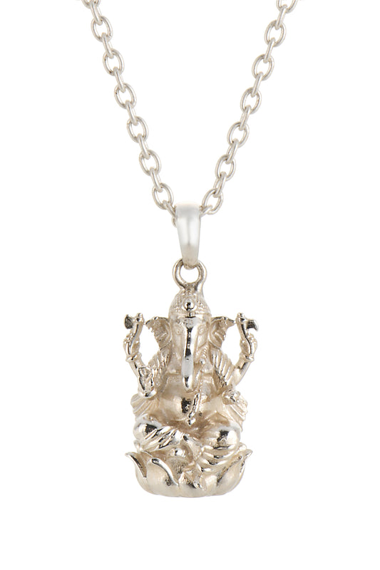 Ganesh Necklace Silver