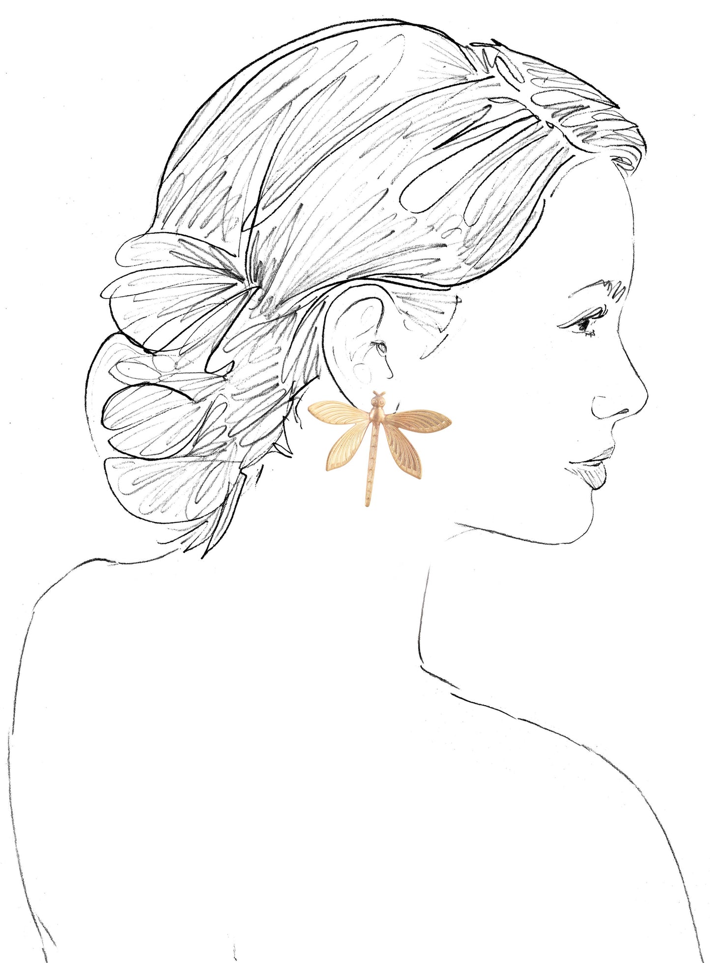 Dragonfly Stud Earrings