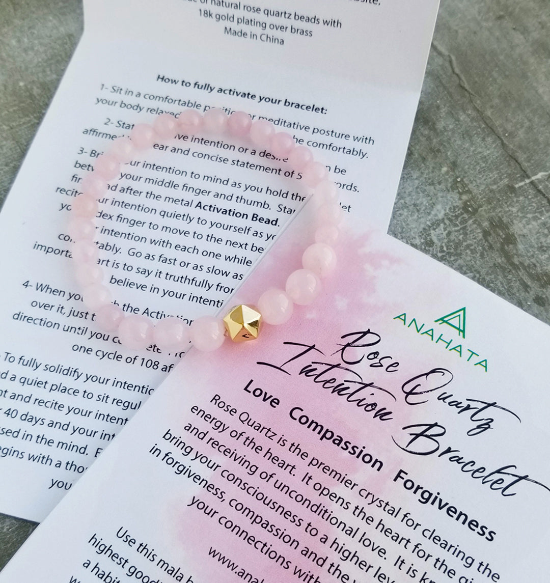 Rose Quartz Intention Bracelet