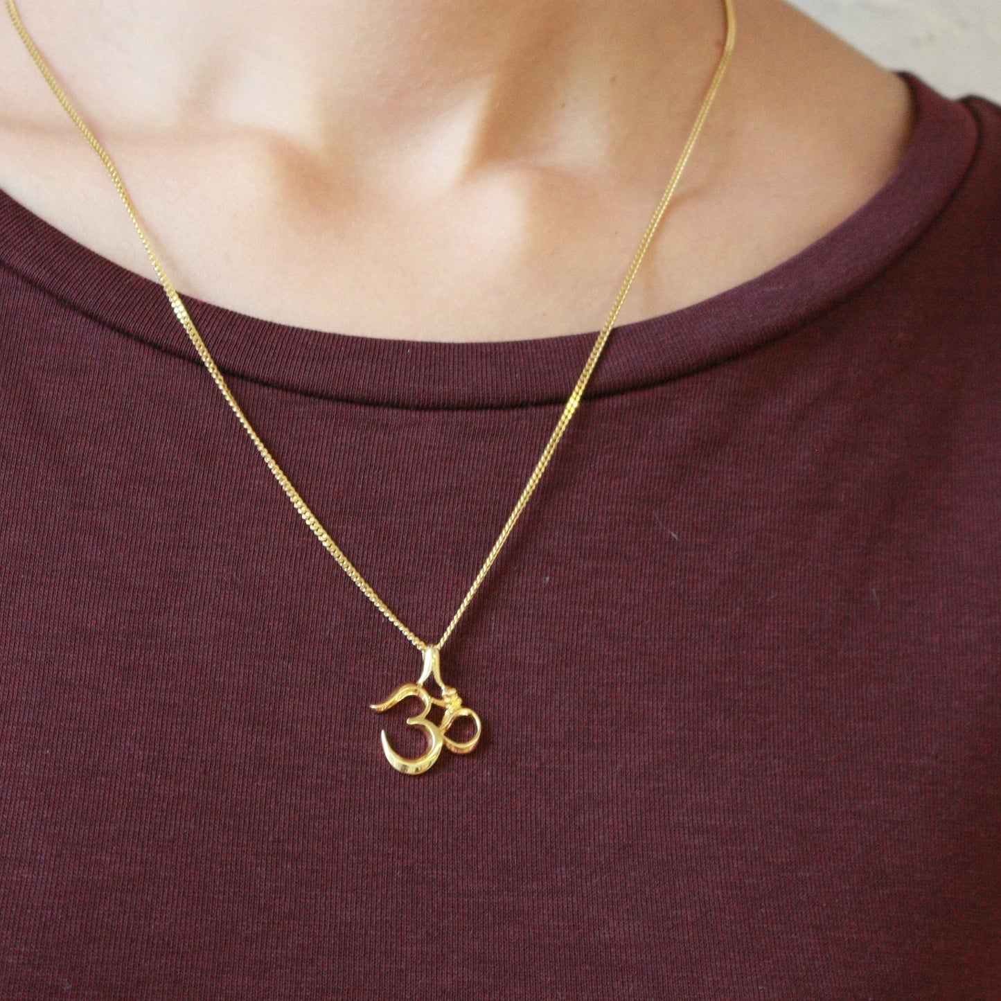 Large Om Necklace