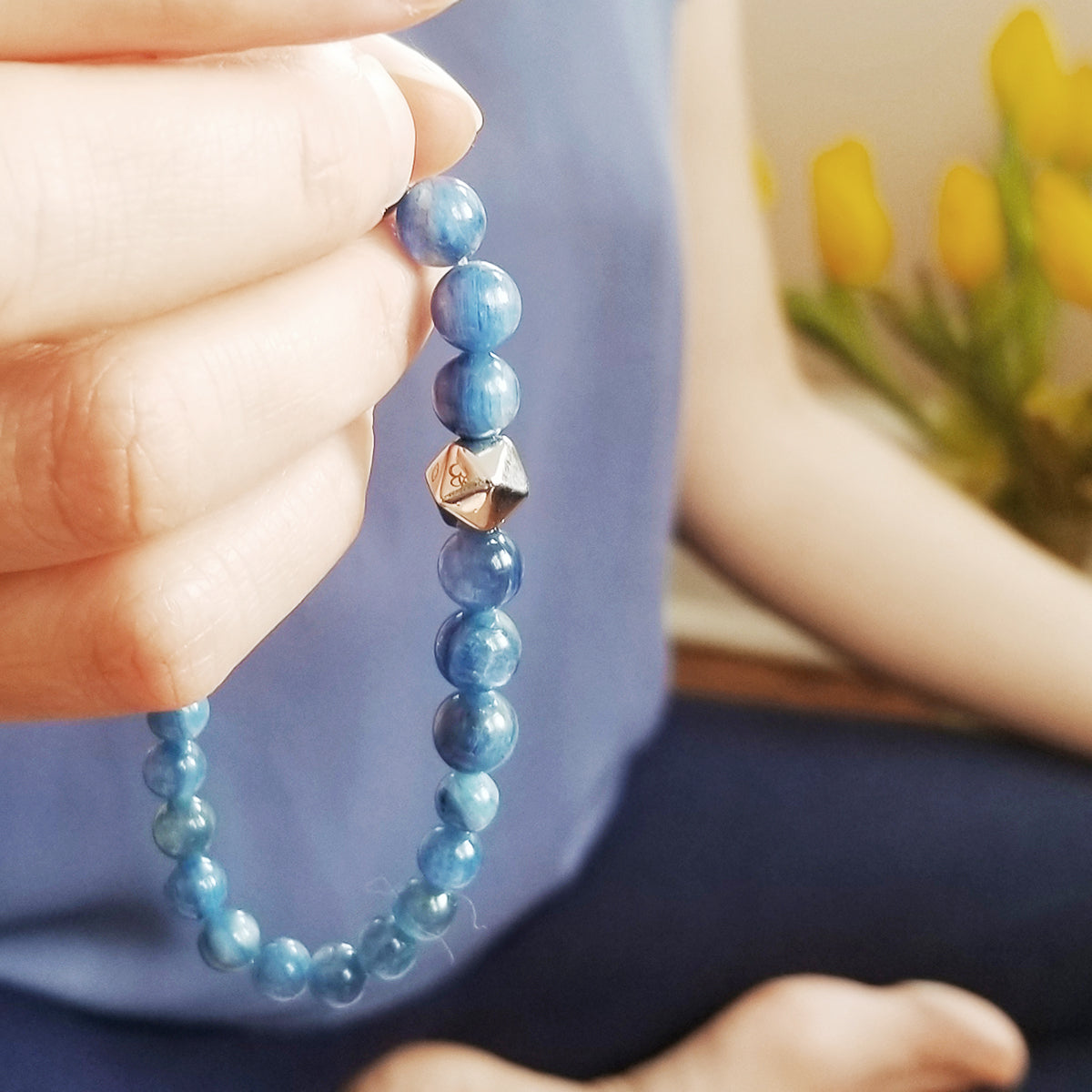 Blue Kyanite Intention Bracelet