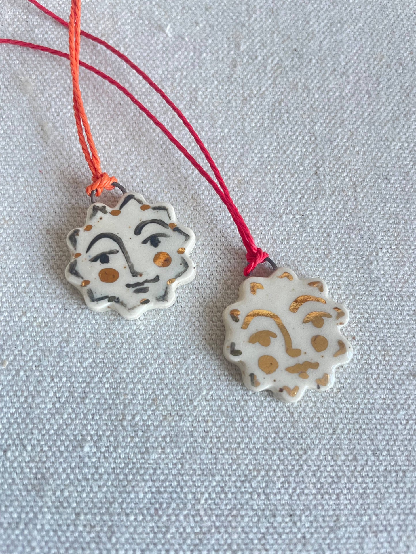 Thread Charm Necklace