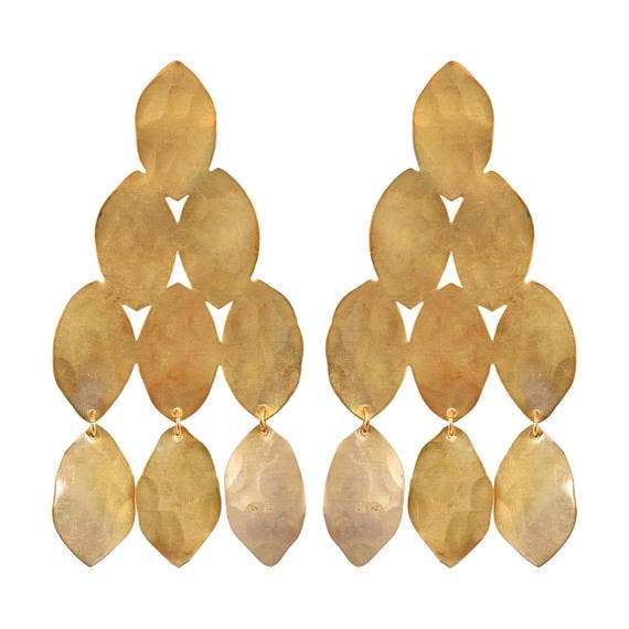 Brass Kiketta Earrings