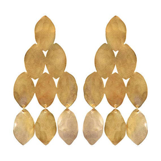 Brass Kiketta Earrings