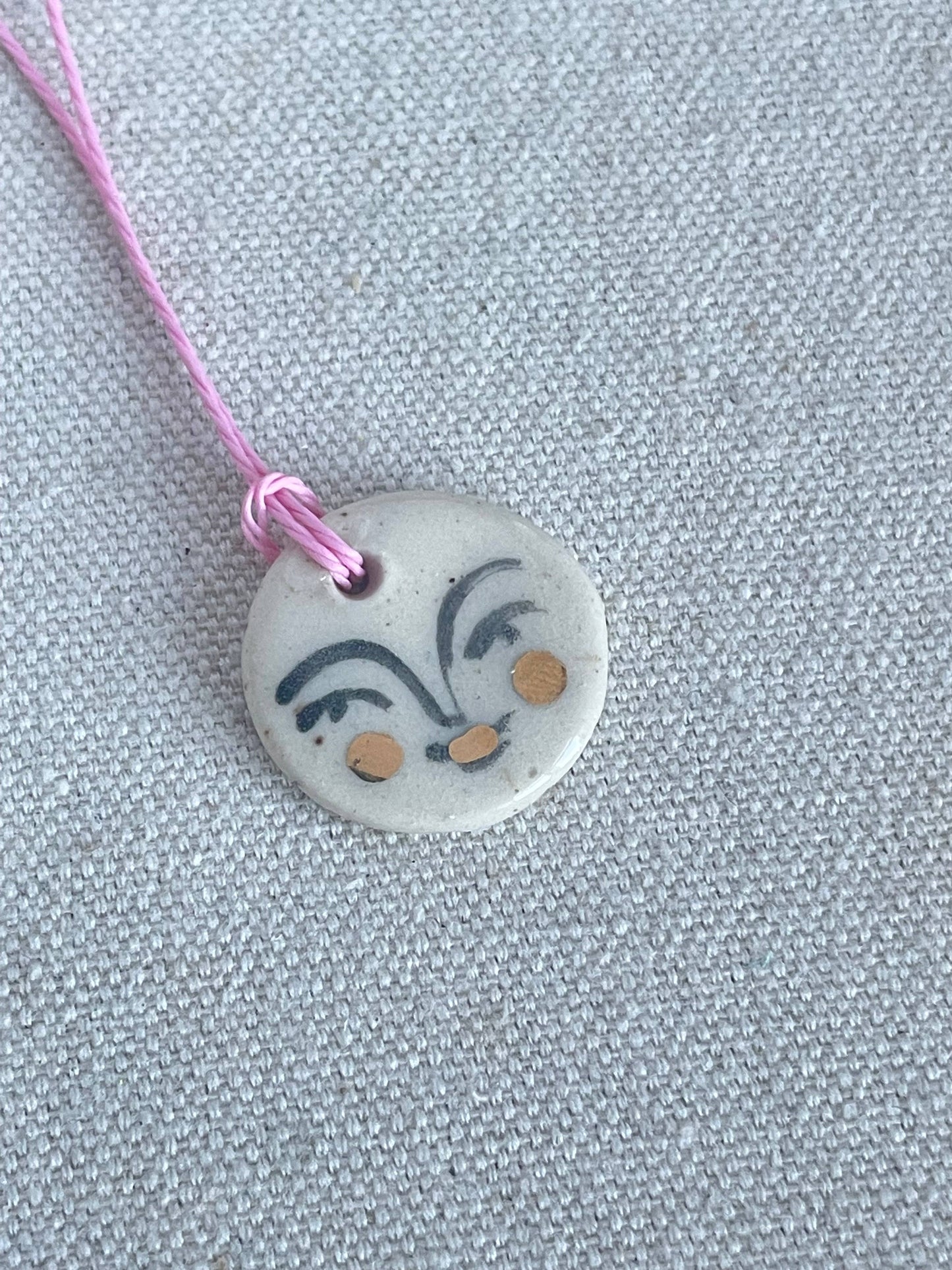 Thread Charm Necklace