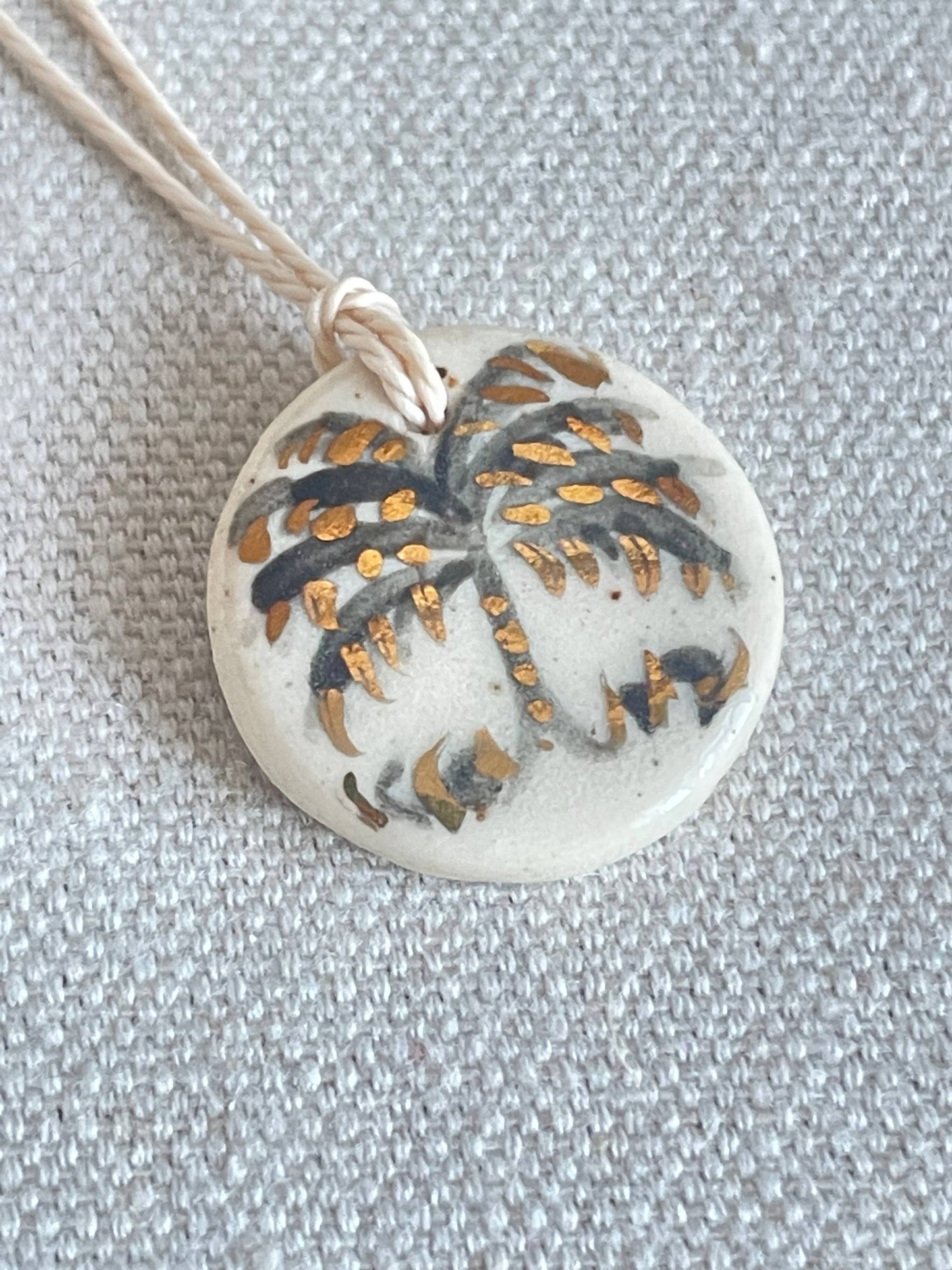 Thread Charm Necklace