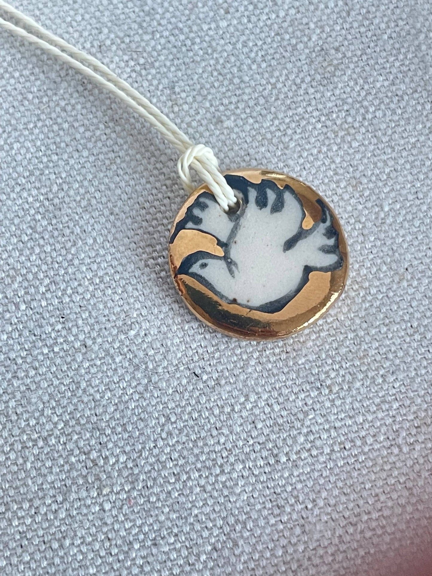 Thread Charm Necklace